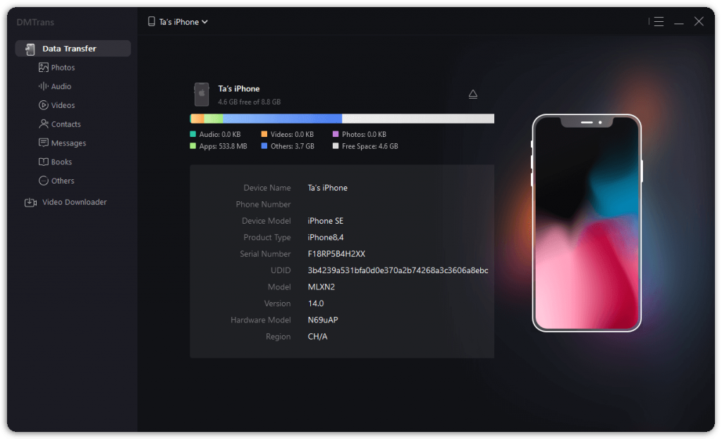 DMTrans Professional – iOS数据迁移管理软件[$40→0]-正版中国