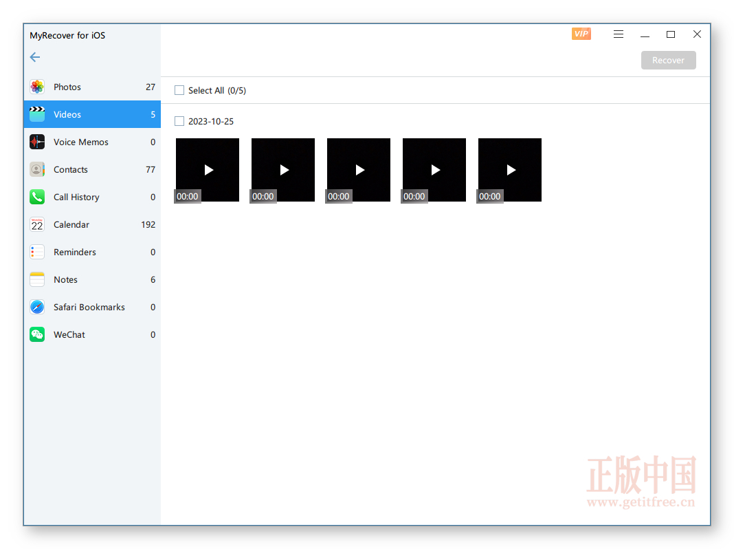 AOMEI MyRecover for iOS – iOS 设备数据恢复工具[$40→0]-正版中国